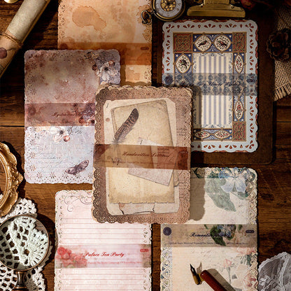 Vintage Hollow Lace Kraft Paper