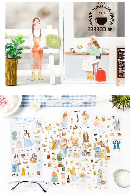 Live up to time PET Sticker Set