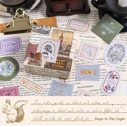 Collection Time Retro Stickers Set