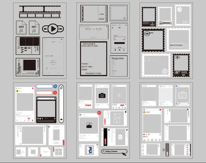 Photograph Time Stickers Set