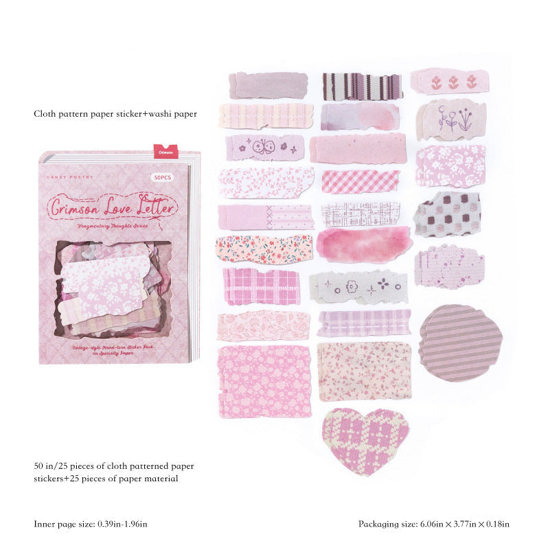 Fragmented Fabric Sticker Pack