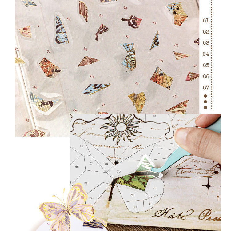 Butterfly Post DIY Puzzle Stickers