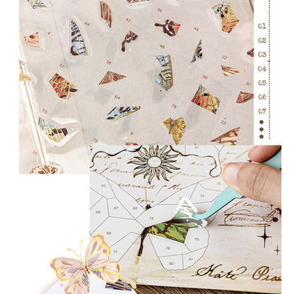 Butterfly Post DIY Puzzle Stickers