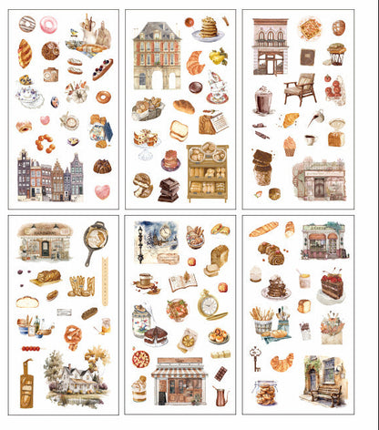 Nostalgia Record PET Stickers Set