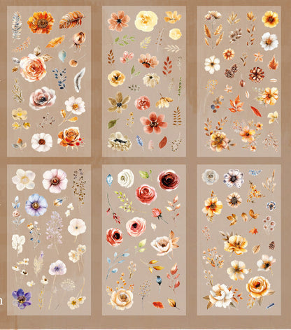 Natural Books PET Stickers Set