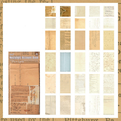 Poetic Time Retro Paper Pack