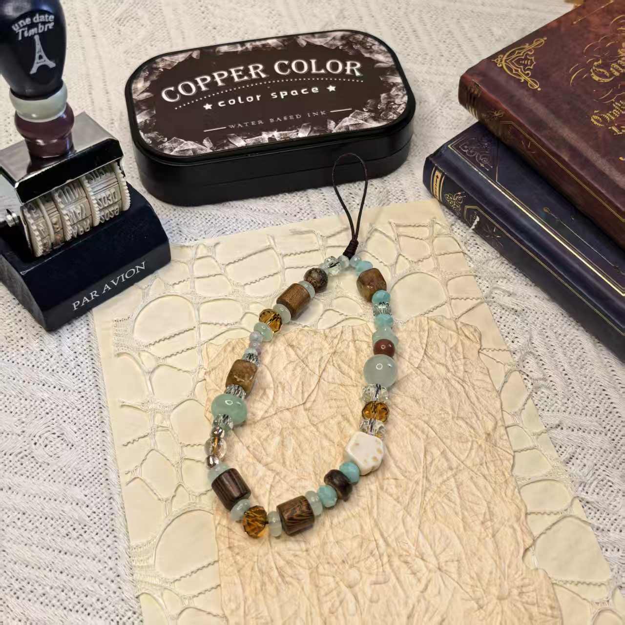 "Auspicious Cranes" Handmade Charm