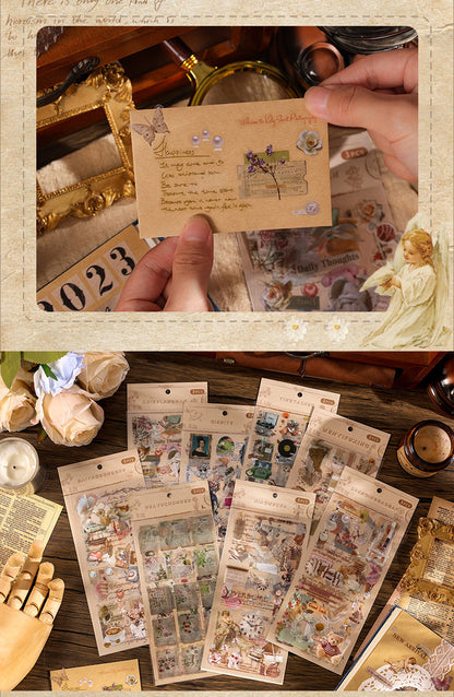 Retro Nostalgia Stickers Set