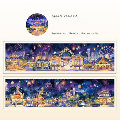 Free Wind Landscape Washi Tape