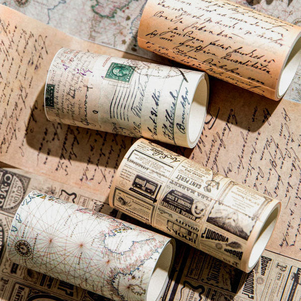 Vintage Newspaper Washi Tape
