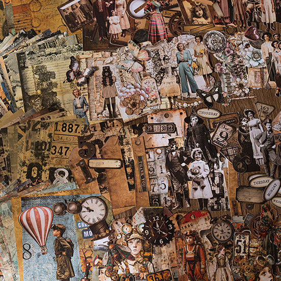 Vintage Junk Journal Kit | Laser-Cut Cardstock | Flutterpost