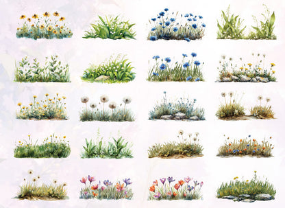 The Green Field Sticker Set