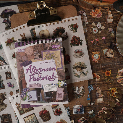 Libro de pegatinas retro clásicas