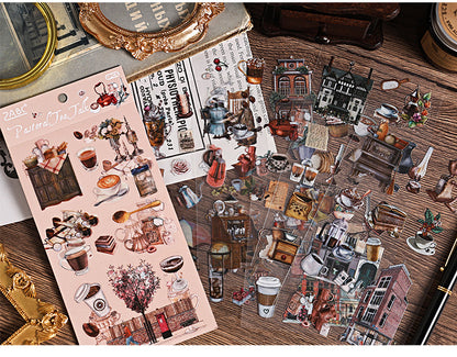 Nostalgia Record PET Stickers Set