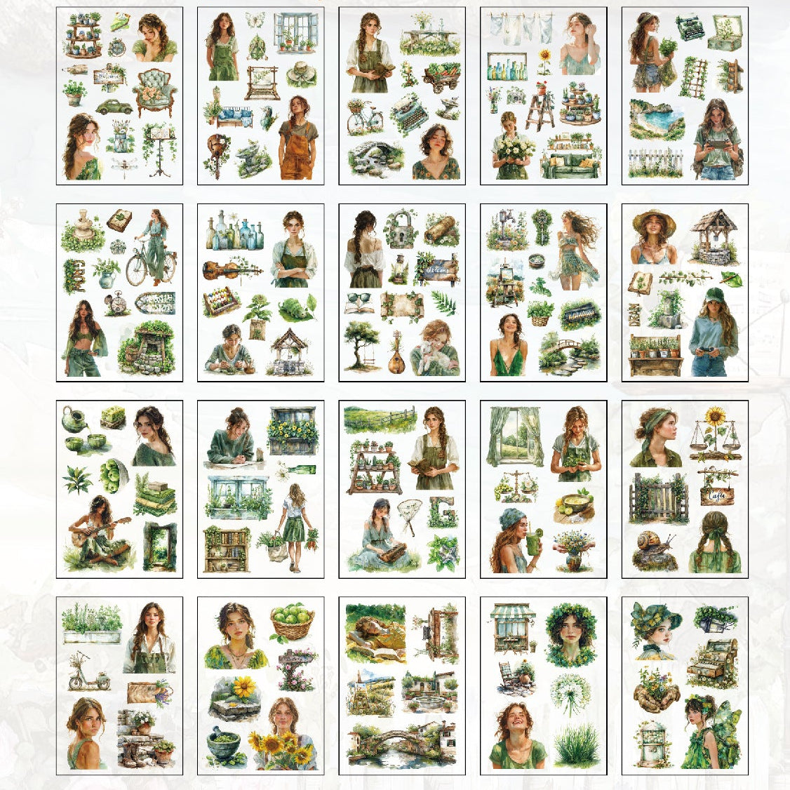 Four Seasons Poetry Sticker Book