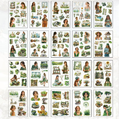 Four Seasons Poetry Sticker Book