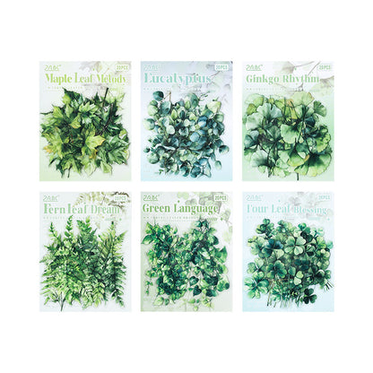 Forest Leaf Shadow Sticker Set