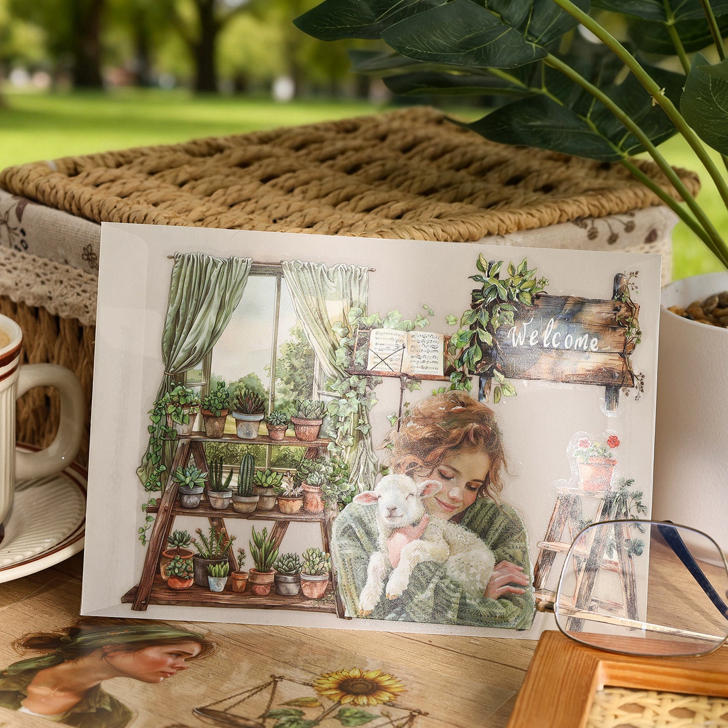 Four Seasons Poetry Sticker Book