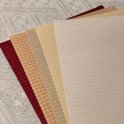 A5 Textured Scrapbook Paper Pack