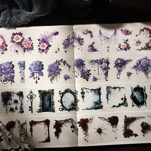 Ghostly Rose Washi Tape