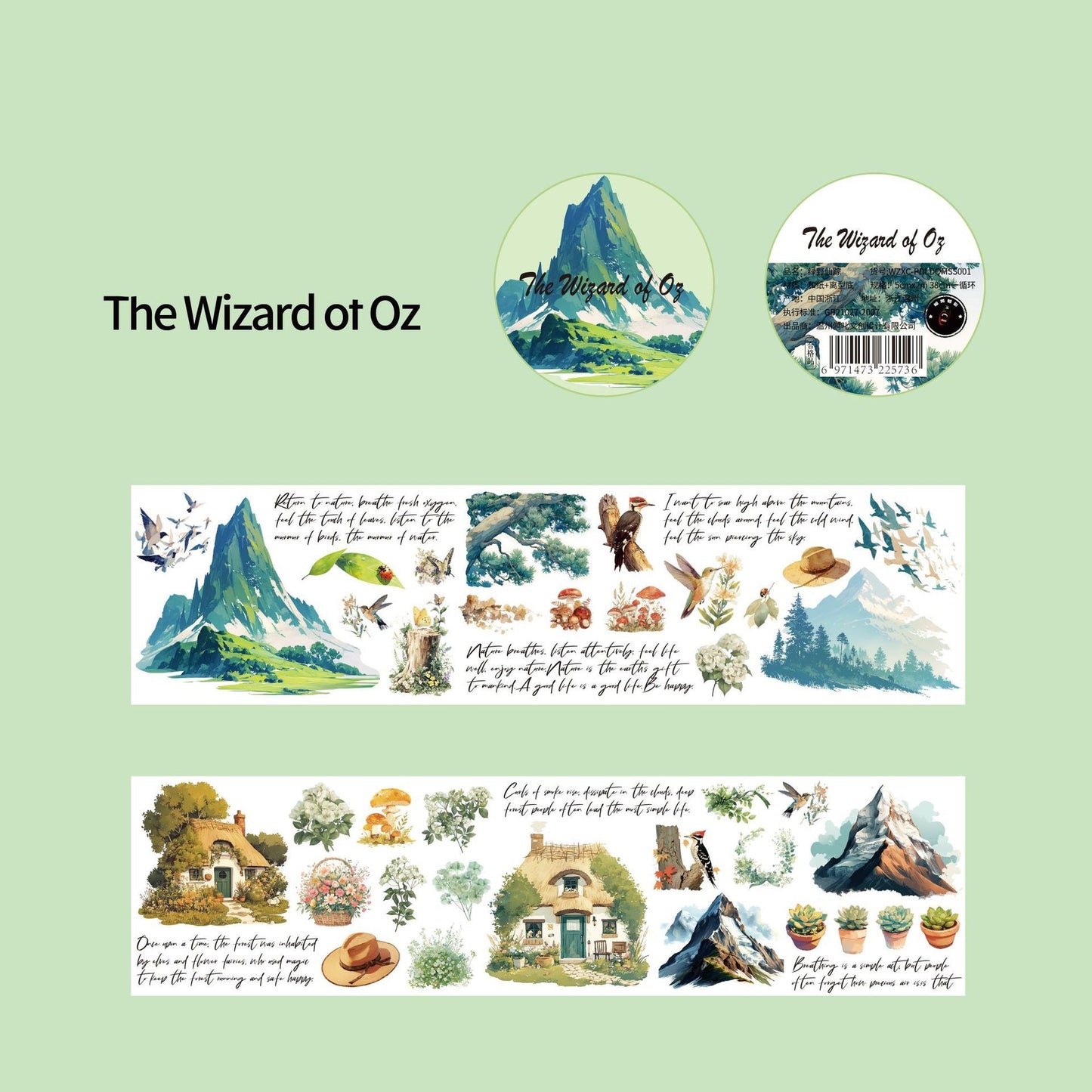 Pandora's Wonderful World Washi Tape