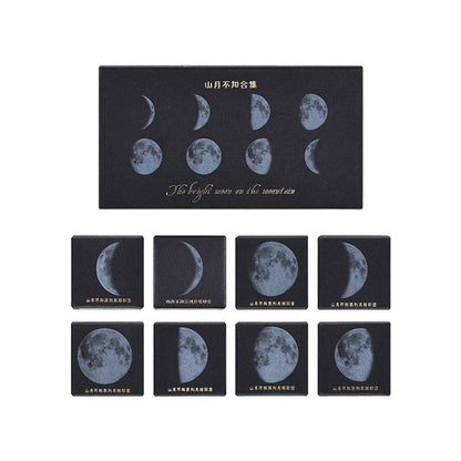 Mountain Moon Wooden Stamp Box