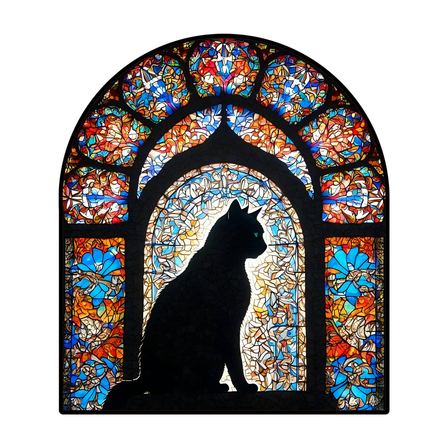 Irregular Shaped Cat Wooden Puzzle