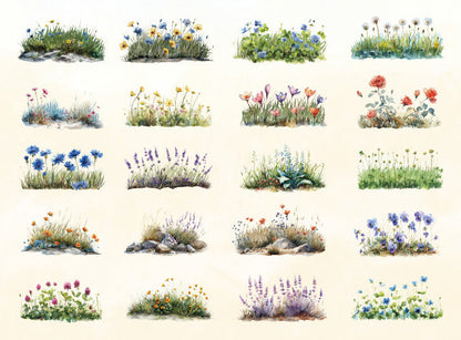 The Green Field Sticker Set