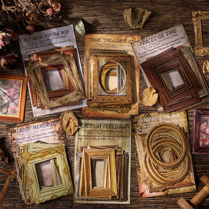 Retro Border Stickers Set