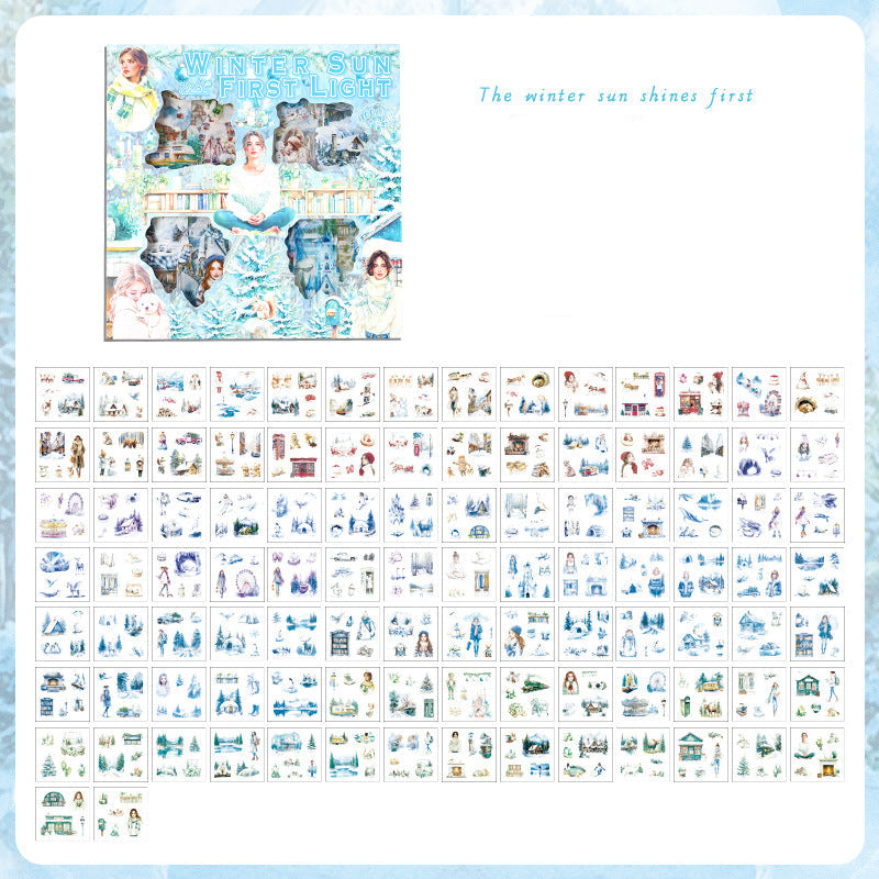 Four Seasons in Bloom PET Stickers Box Set