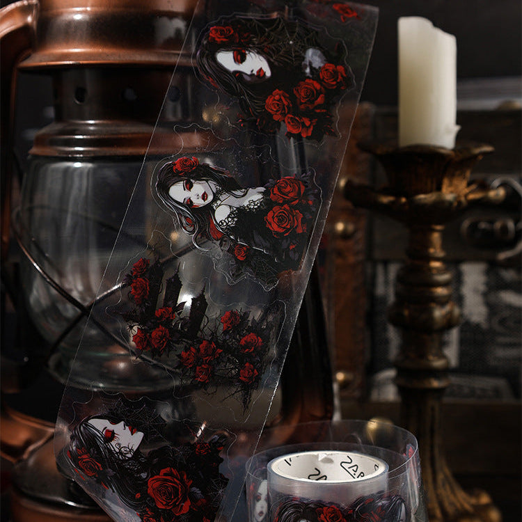 Ghostly Rose Washi Tape