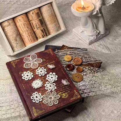 Vintage Lace Trim Journal Kit