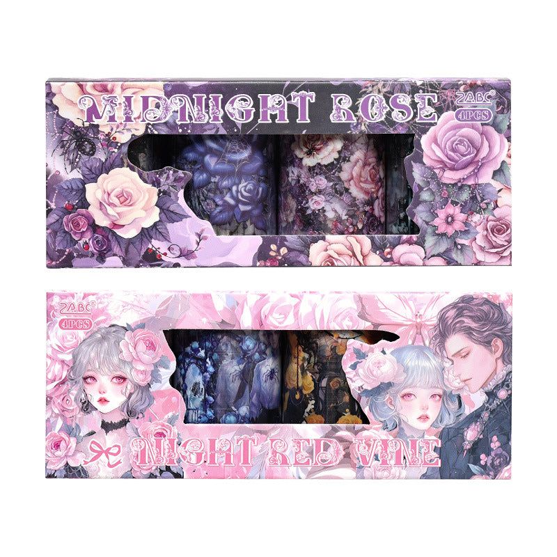 Ghostly Rose Washi Tape