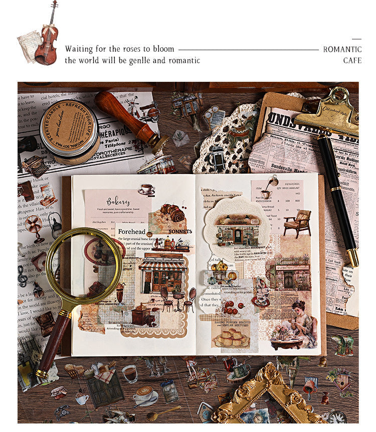 Nostalgia Record PET Stickers Set