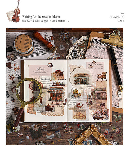 Nostalgia Record PET Stickers Set