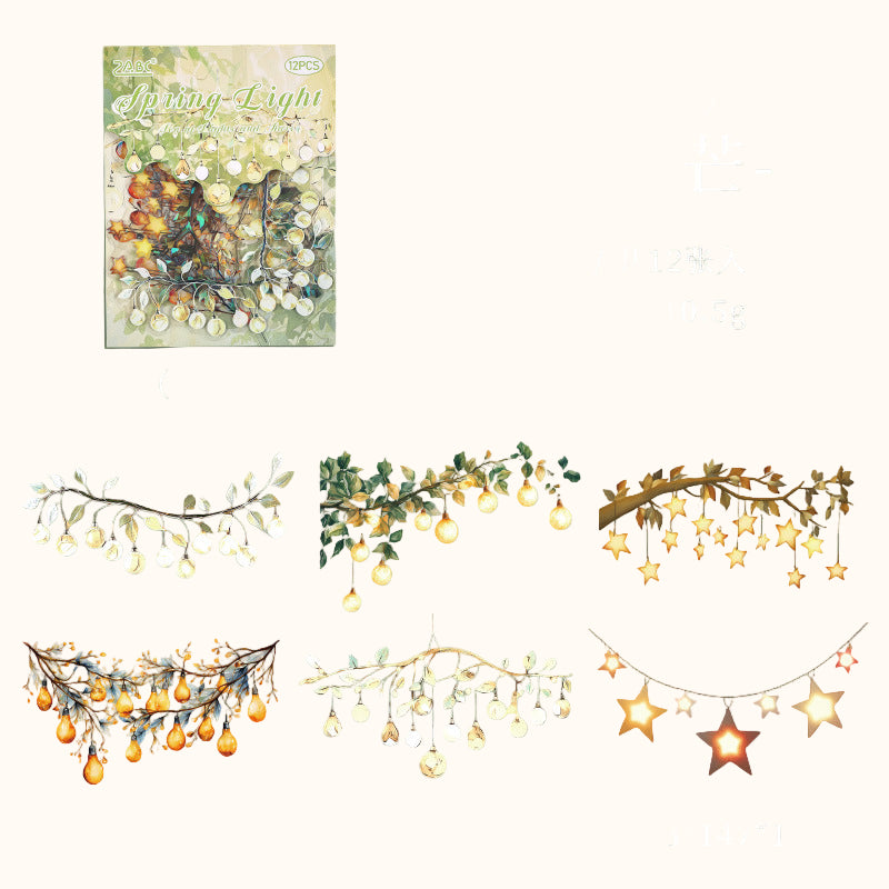 Sea of Lights and Stars PET Sticker Set