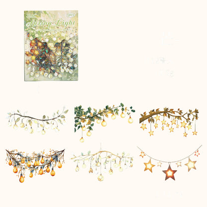 Lights and Stars PET Sticker Set