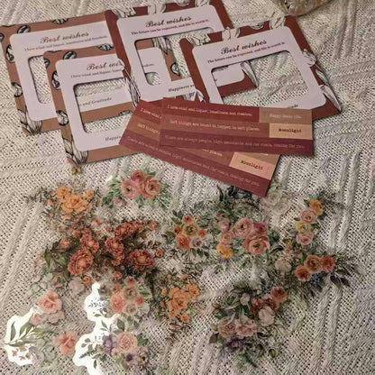 Vintage Floral Ephemera Snail Mail Kit