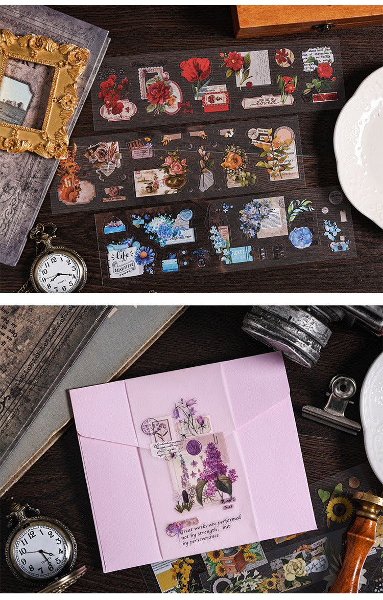 Aesthetic Seasonal PET Stickers Set