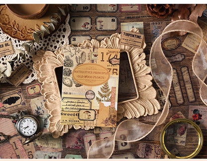 Vintage Aesthetic Stickers Book