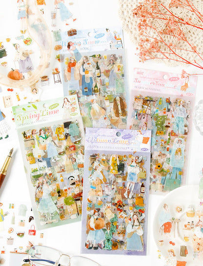 Live up to time PET Sticker Set