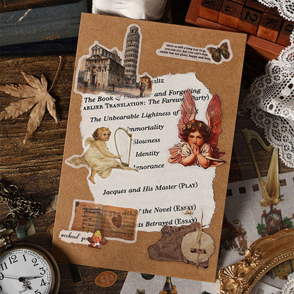 Libro de pegatinas retro clásicas