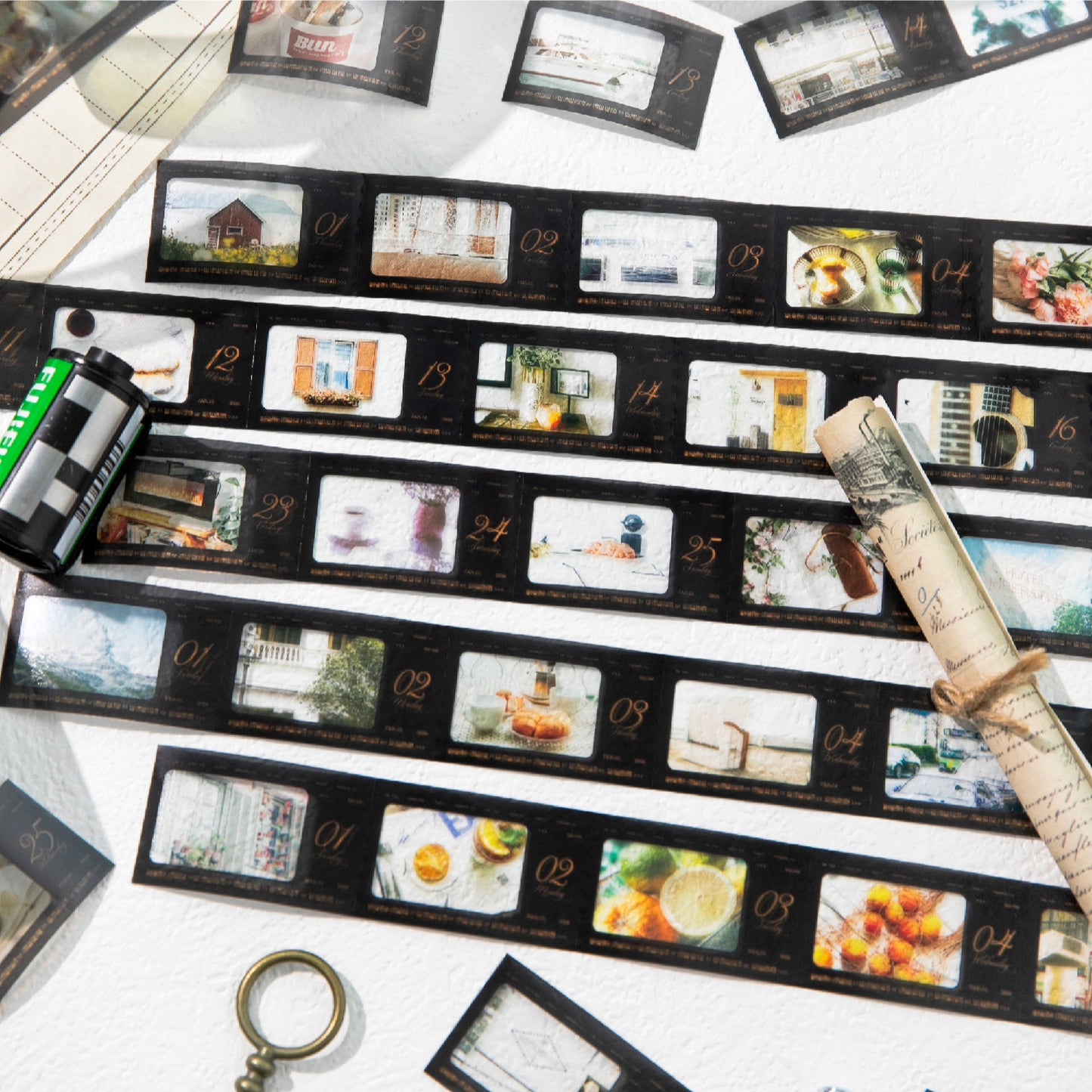 2026 Calendar Daily Film Tape