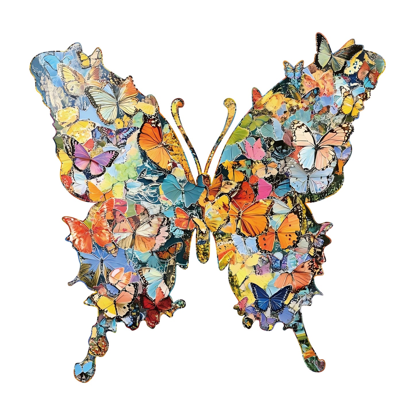 Irregular Shaped Butterfly Puzzle