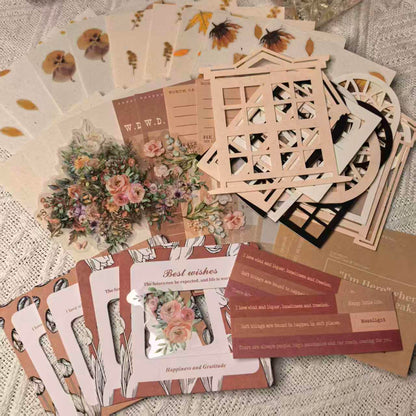 Vintage Floral Ephemera Snail Mail Kit