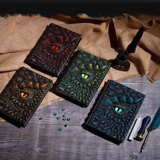 3D Embossed Dragon Notebook