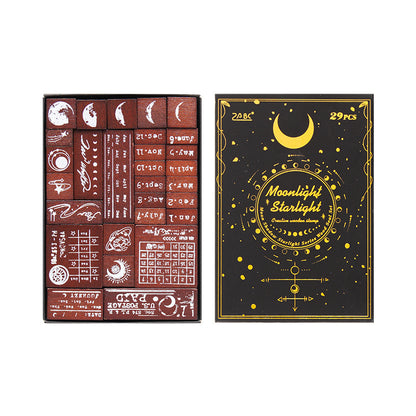 Galaxy Overflow Wooden Stamps Box