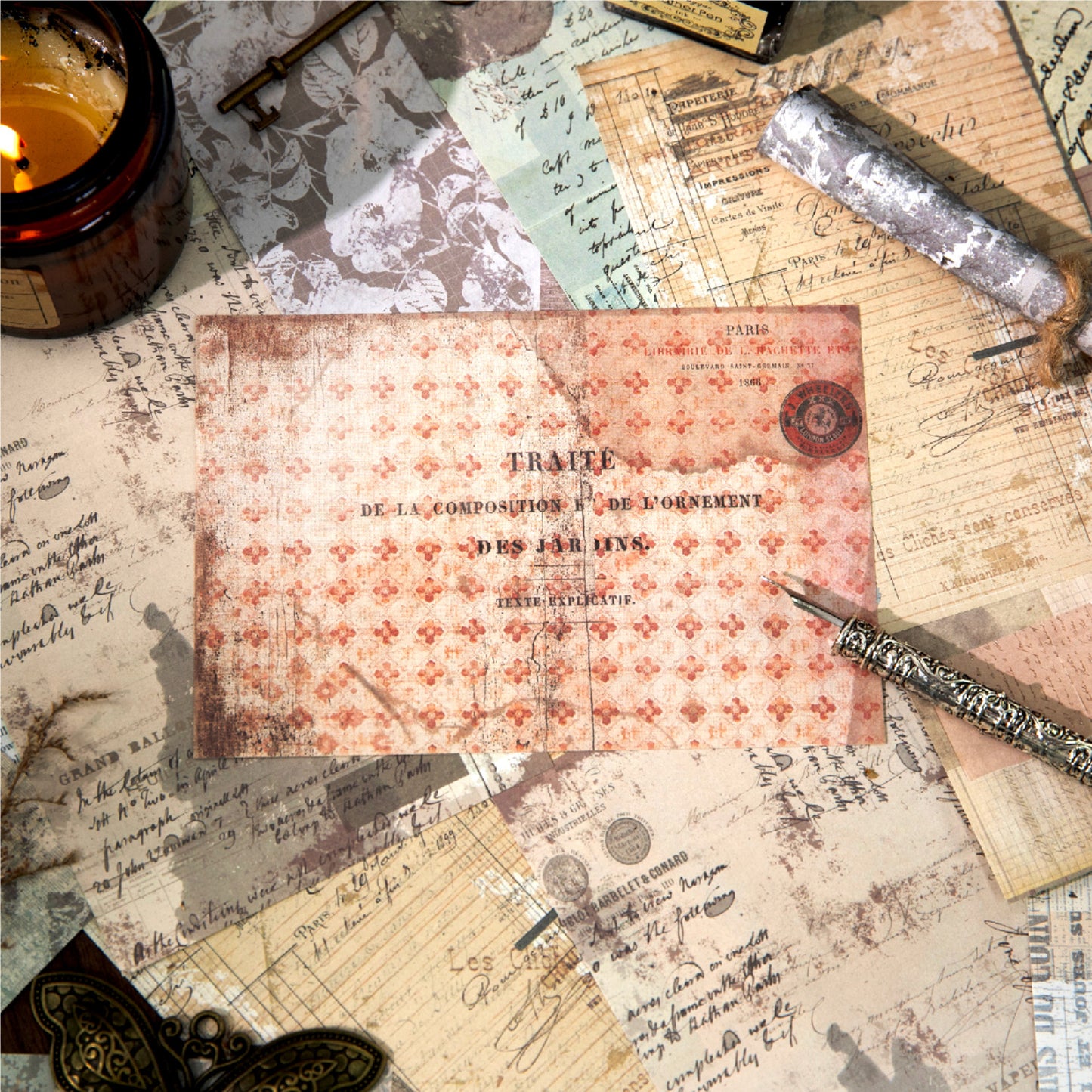 Past Dream Scrapbooking Paper