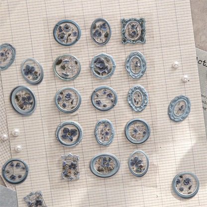 Vintage Garden Wax Seal Stickers