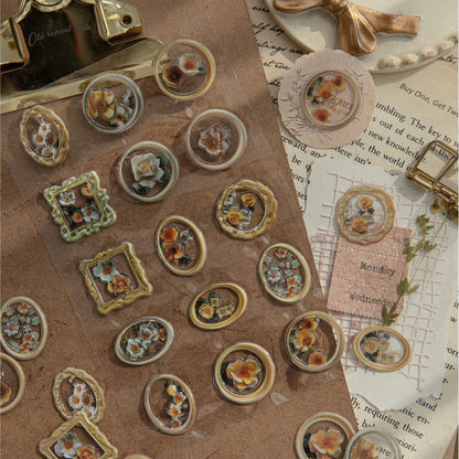Vintage Garden Wax Seal Stickers